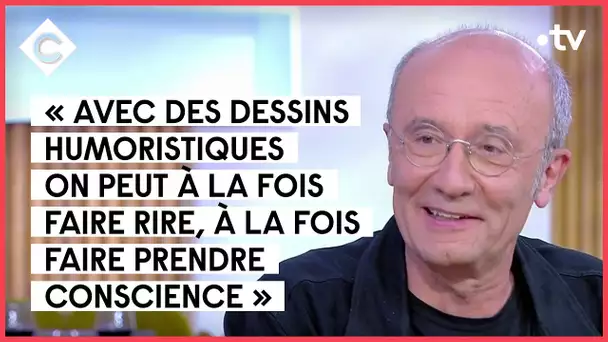 Invités : Philippe Geluck et Jeff Panacloc - C à vous - 07/10/2021