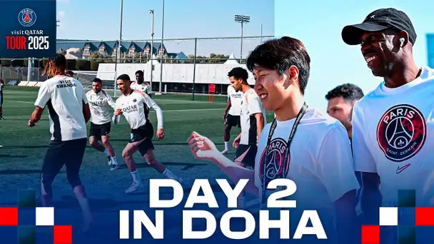 Premier entraînement et découverte de Doha - Le jour 2 du #PSGVisitQatarTour2025 !