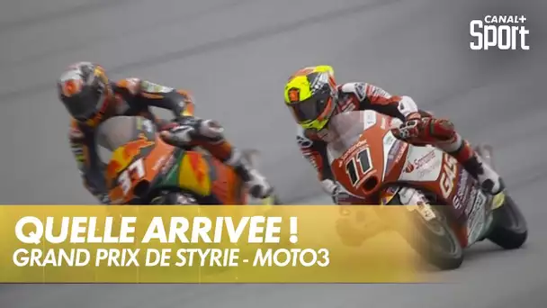 Pedro Acosta s'impose dans le dernier tour grâce à une chute ! - GP de Styrie Moto3