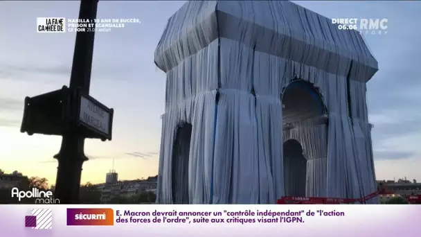 Arc de Triomphe emballé: l'œuvre d'art de Christo fait (déjà) beaucoup réagir