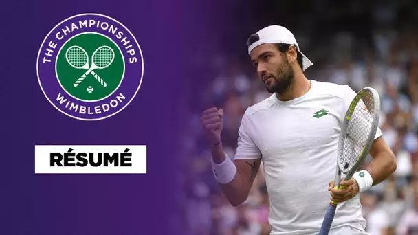 🎾 Wimbledon - Résumé : Berrettini dompte Hurkacz et s'offre une première finale !