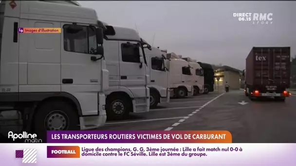 "C'est angoissant": les routiers pas sereins sur les parkings après la flambée des prix de l'essence