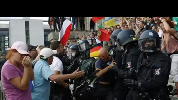 Berlin, Paris, Londres : manifestations contre le port du masque, "la tyrannie médicale"