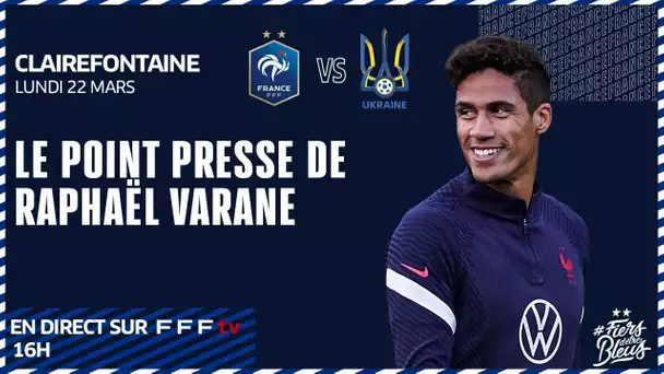 Le point presse de Raphaël Varane en direct de Clairefontaine (16h30) I Equipe de France 2021