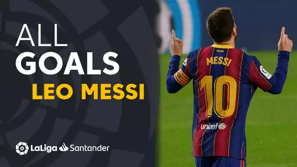 ALL GOALS Leo Messi LaLiga Santander 5/5