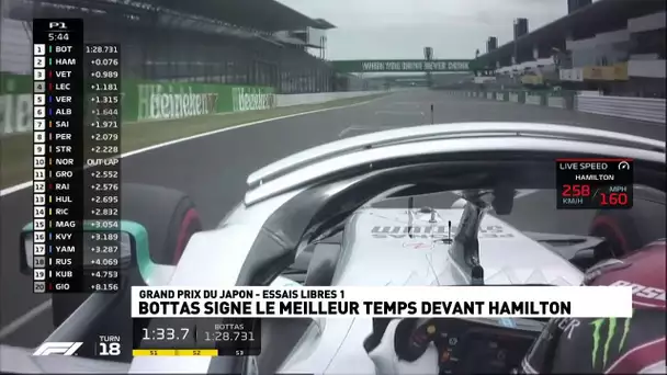 Essais libres 1 Bottas réalise le meilleur temps