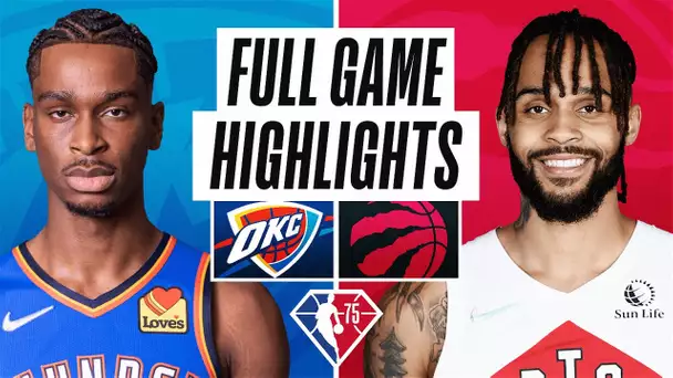 THUNDER at RAPTORS | FULL GAME HIGHLIGHTS | December 8, 2021