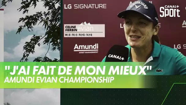 La réaction de Céline Herbin après le 4ème tour - Amundi Evian