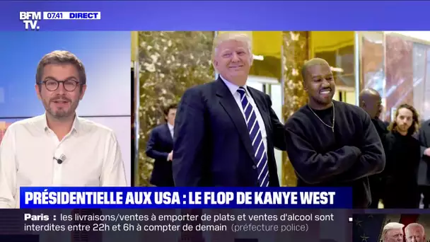 Présidentielle aux USA : le flop de Kanye West