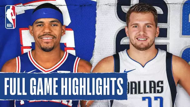 76ERS at MAVERICKS | FULL GAME HIGHLIGHTS | January 11, 2020