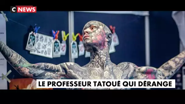 Essonne : Sylvain, alias «Freakyhoody», le professeur tatoué qui dérange