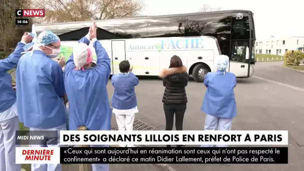 Des soignants lillois en renfort à Paris