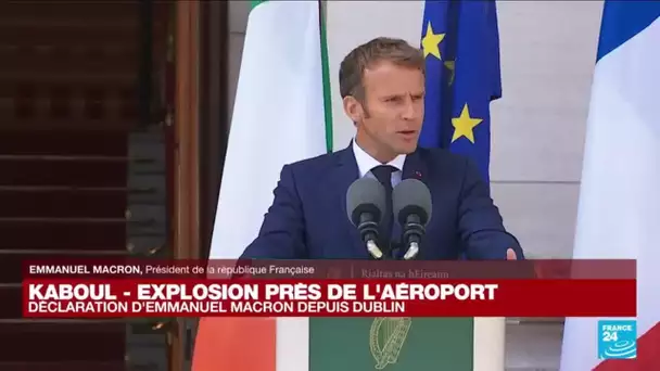 REPLAY - Emmanuel Macron : "La situation s'est profondément dégradée aux abords de l'aéroport...