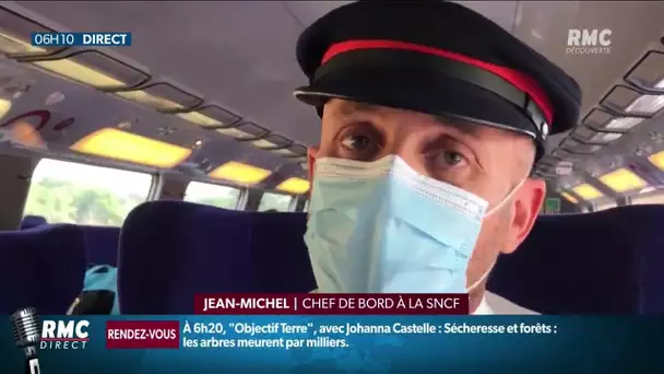 Jean-Michel, 47 ans, chef de bord de la SNCF reste mobilisé cet été