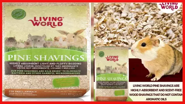 Living World Pine Shavings, 4-Cubic Feet