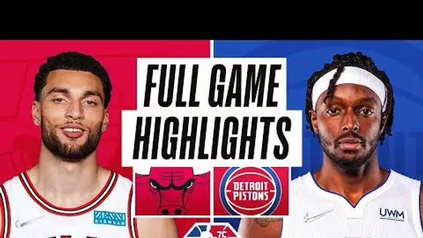 BULLS at PISTONS | FULL GAME HIGHLIGHTS | October 20, 2021