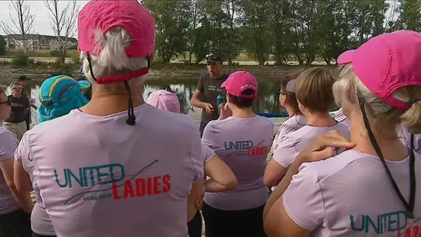 Orléans : les United Ladies Loire combattent le cancer en se surpassant sur la Loire