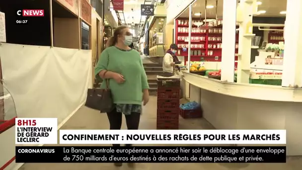 Coronavirus : les marchés adoptent de nouvelles règles pour éviter la propagation du Covid-19