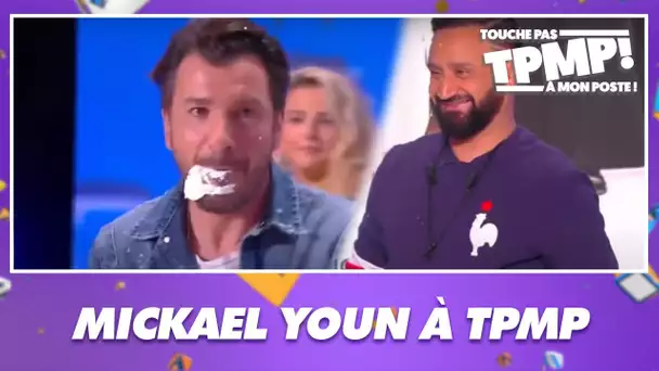 Des petits suisses, un extincteur : le show Mickael Youn sur le plateau de Cyril Hanouna dans TPMP