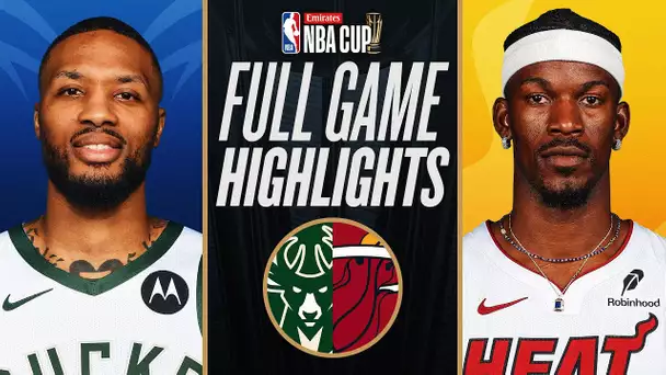 BUCKS at HEAT | EMIRATES NBA CUP 🏆 | FULL GAME HIGHLIGHTS | November 26, 2024