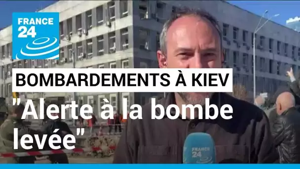 Frappes sur Kiev : "alerte à la bombe levée" • FRANCE 24