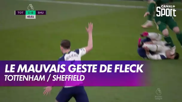 Le très mauvais geste de John Fleck qui essuie ses crampons sur Lo Celso