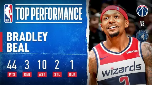 Bradley Beal records 44-PT Double-Double!