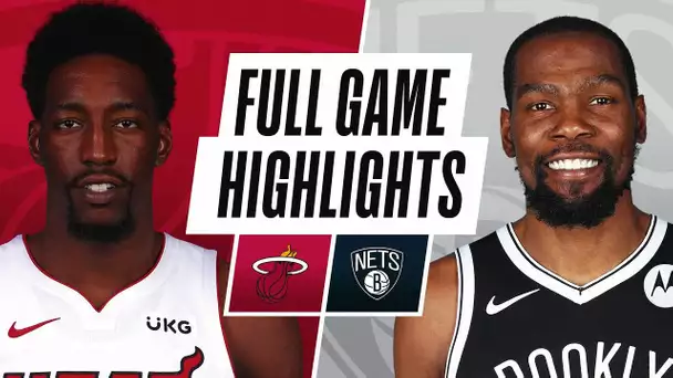 HEAT at NETS | FULL GAME HIGHLIGHTS | January 25, 2021