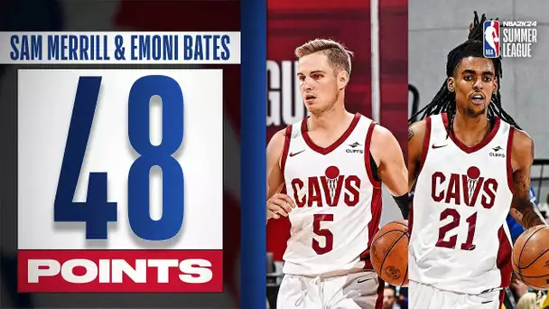 Sam Merrill (27 PTS, 8 3PM) & Emoni Bates (21 PTS) Lead Cavaliers To Summer League W!