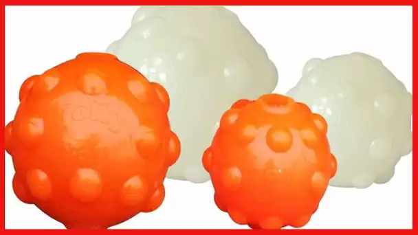 Jolly Pets Jumper Dog Toy Balls, Large, Glow in The Dark