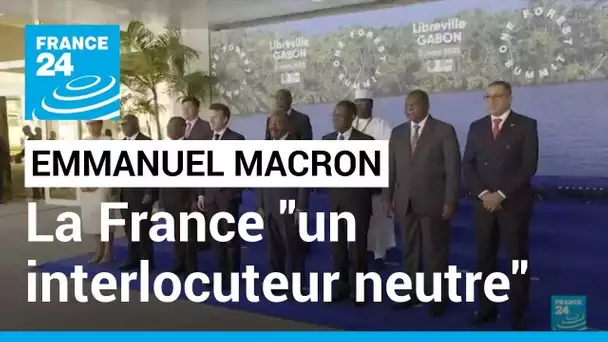 Emmanuel Macron : la France, "un interlocuteur neutre" sur le continent • FRANCE 24