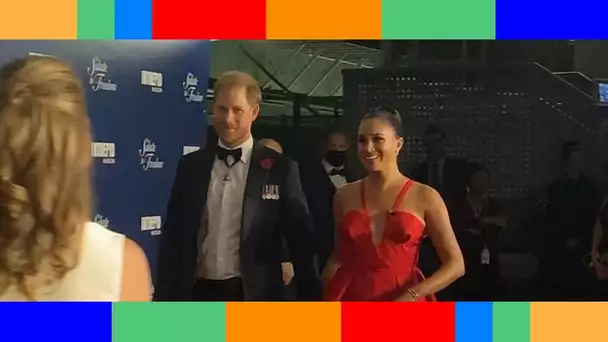 Meghan Markle incendiaire dans une magnifique robe rouge lors d'une rare sortie publique avec le pri