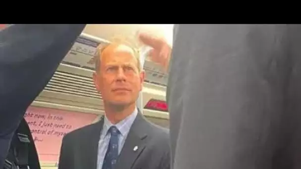 Le prince Edward étourdit les navetteurs alors qu'il prend le métro après les fiançailles du duc d'É