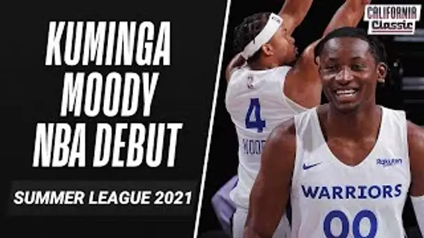 Jonathan Kuminga & Moses Moody Warriors NBA Debut! 💪