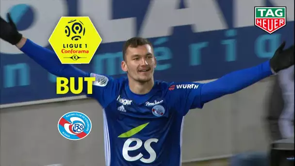 But Ludovic AJORQUE (73') / RC Strasbourg Alsace - EA Guingamp (3-3)  (RCSA-EAG)/ 2018-19