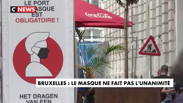 Bruxelles : le masque ne fait pas l'unanimité