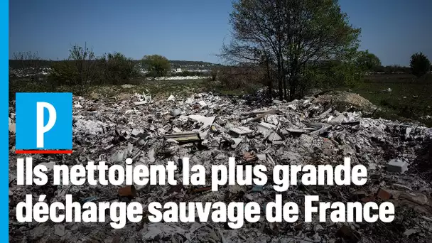 Ils s'attaquent au nettoyage de la plus grande décharge sauvage de France