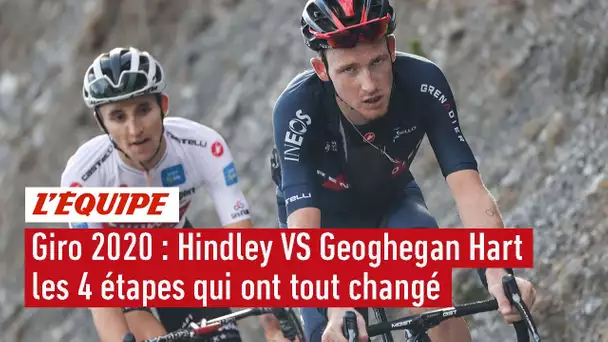 Cyclisme - Giro : Hindley vs Geoghegan Hart, les 4 étapes qui ont tout changé / L'Équipe