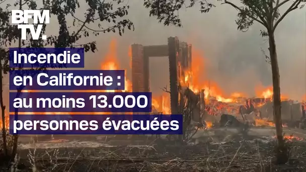 Incendie en Californie: au moins 13.000 personnes évacuées