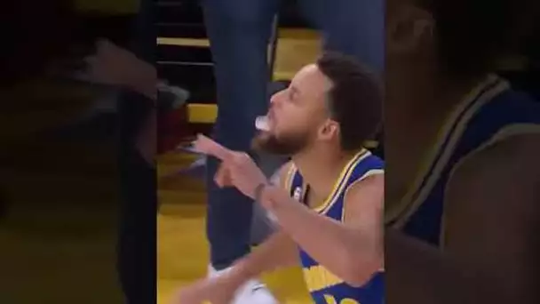 Klay Sinks 5th Triple & Steph Celebrates With Some Dance Moves | #Shorts