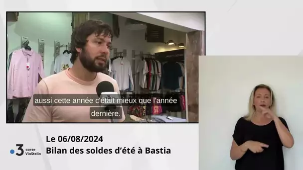 06.08.2024 Bilan des soldes d'été à Bastia