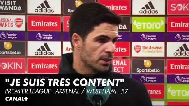 La réaction d'Arteta après la victoire des Gunners (2-0) - Premier League (J17)