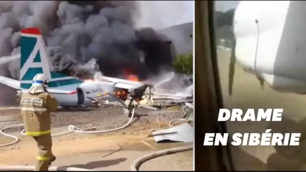 En Russie, ce passager filme le crash de son avion