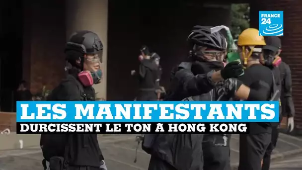 "Catapultes, flèches enflammées" : A Hong Kong, le mouvement se durcit