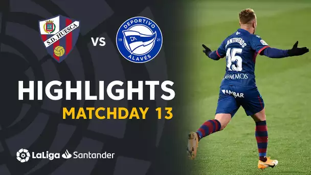 Highlights SD Huesca vs Deportivo Alavés (1-0)