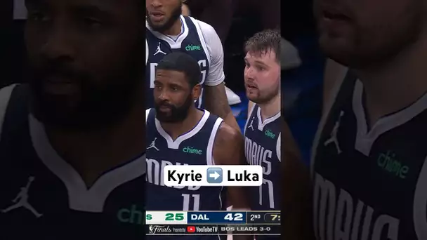 Kyrie Irving’s HUSTLE leads to the Luka Doncic AND-1! 🔥 | #Shorts