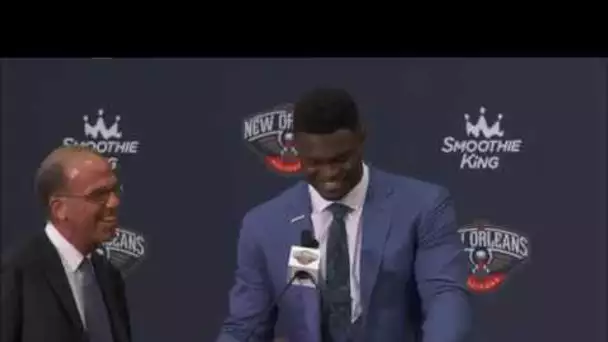 New Orleans Pelicans Introduce #1 Overall Pick Zion Williamson