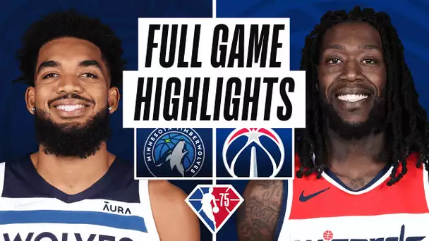 TIMBERWOLVES at WIZARDS | FULL GAME HIGHLIGHTS | December 1, 2021