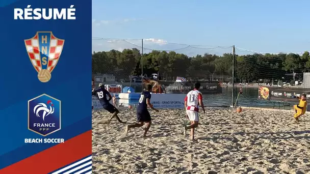 Beach Soccer : Croatie-France (2-14), les buts