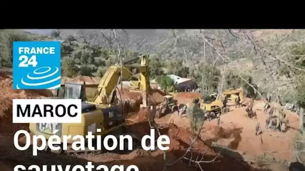 Maroc : opération de sauvetage pour libérer un enfant coincé dans un puit • FRANCE 24